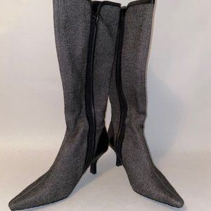 Grey Flannel Knee High Boots